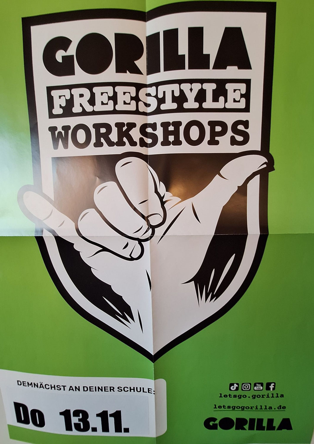 Gorilla-Schulprogramm in den 7. Klassen