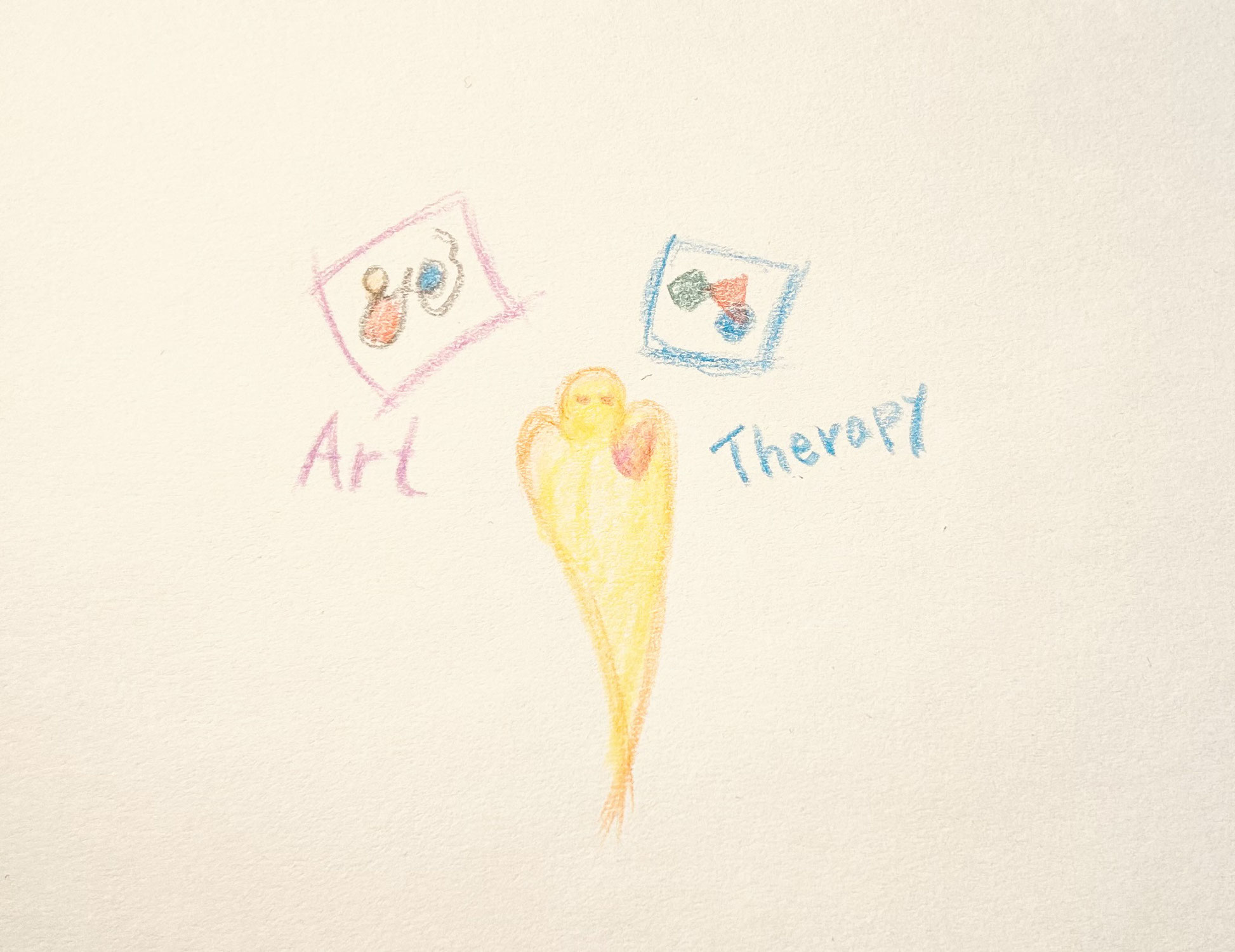 絵画療法から得られるもの。それは頭で考えていてもわからなかった心の内面への気づき。