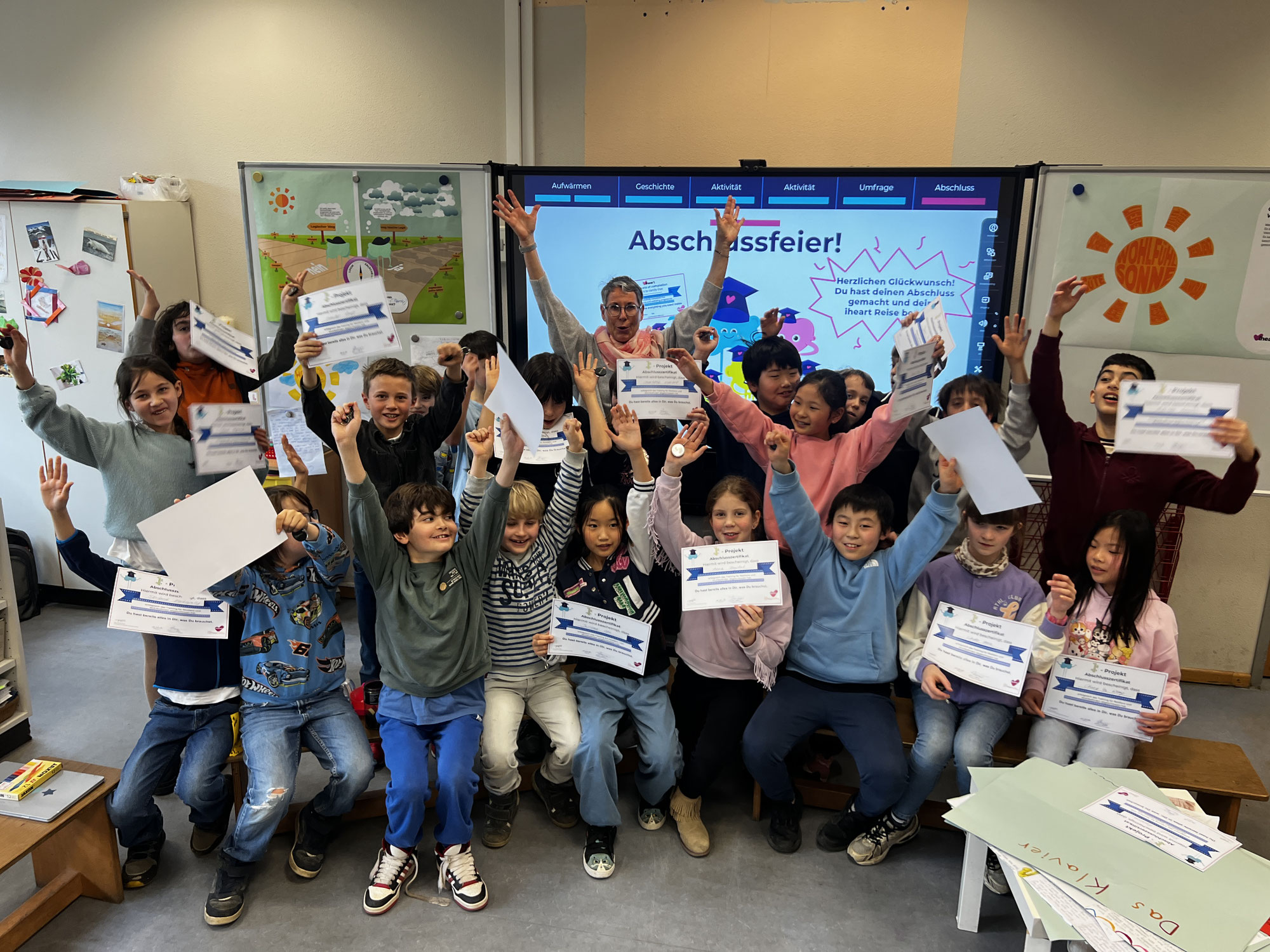 Resilienztraining "Bamboo-Projekt" in der 4b an der KGS Niederkassel