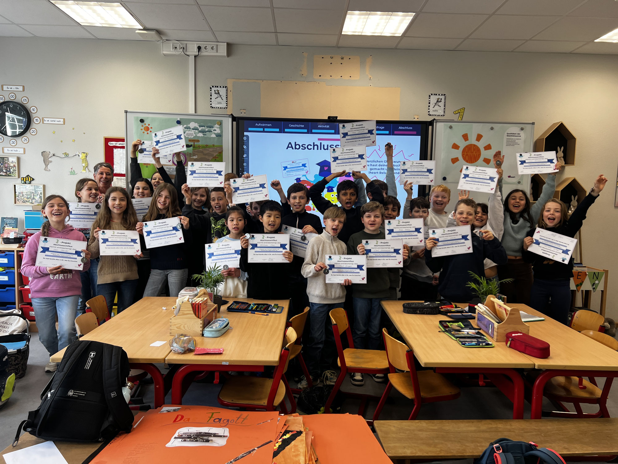 Resilienztraining "Bamboo-Projekt" in der 4c an der KGS Niederkasel