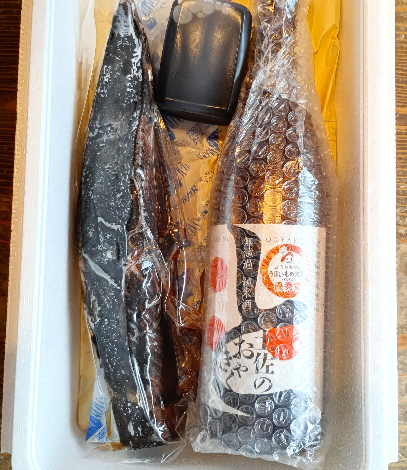 戻り鰹タタキと高知地酒セットお届けします～