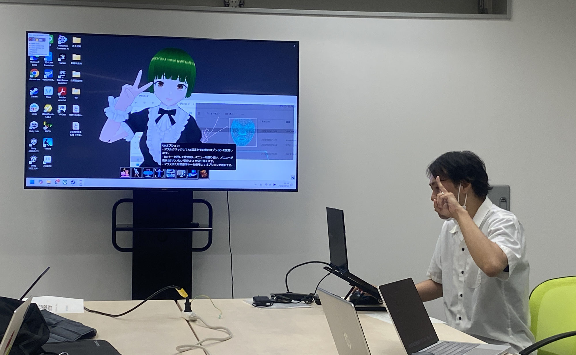 バーチャルマーケットを体験しよう（メタバース研究会）を開催しました。