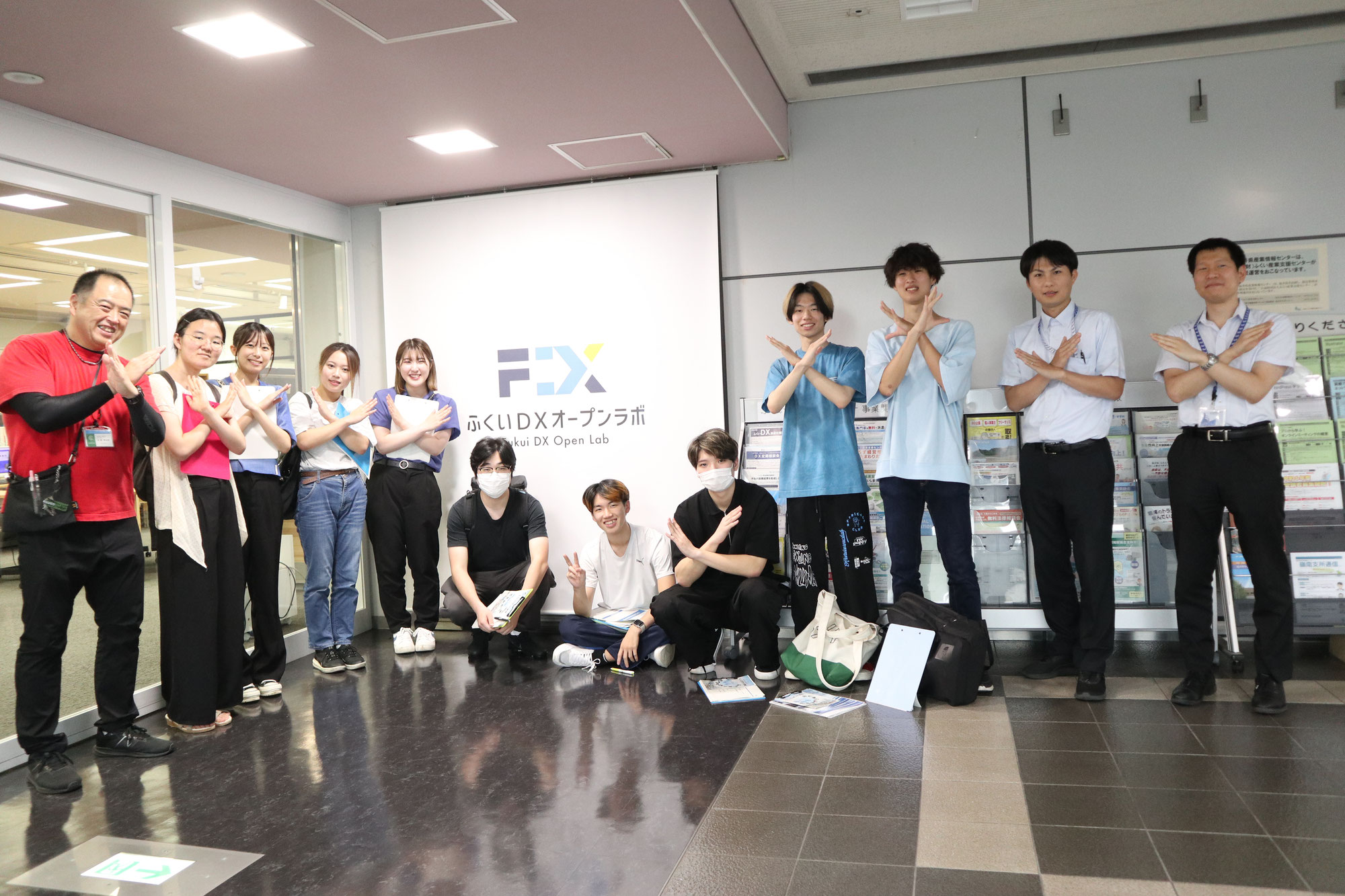 福井県立大学 木野教授ゼミの皆さんがふくいＤＸオープンラボに来てくれました！
