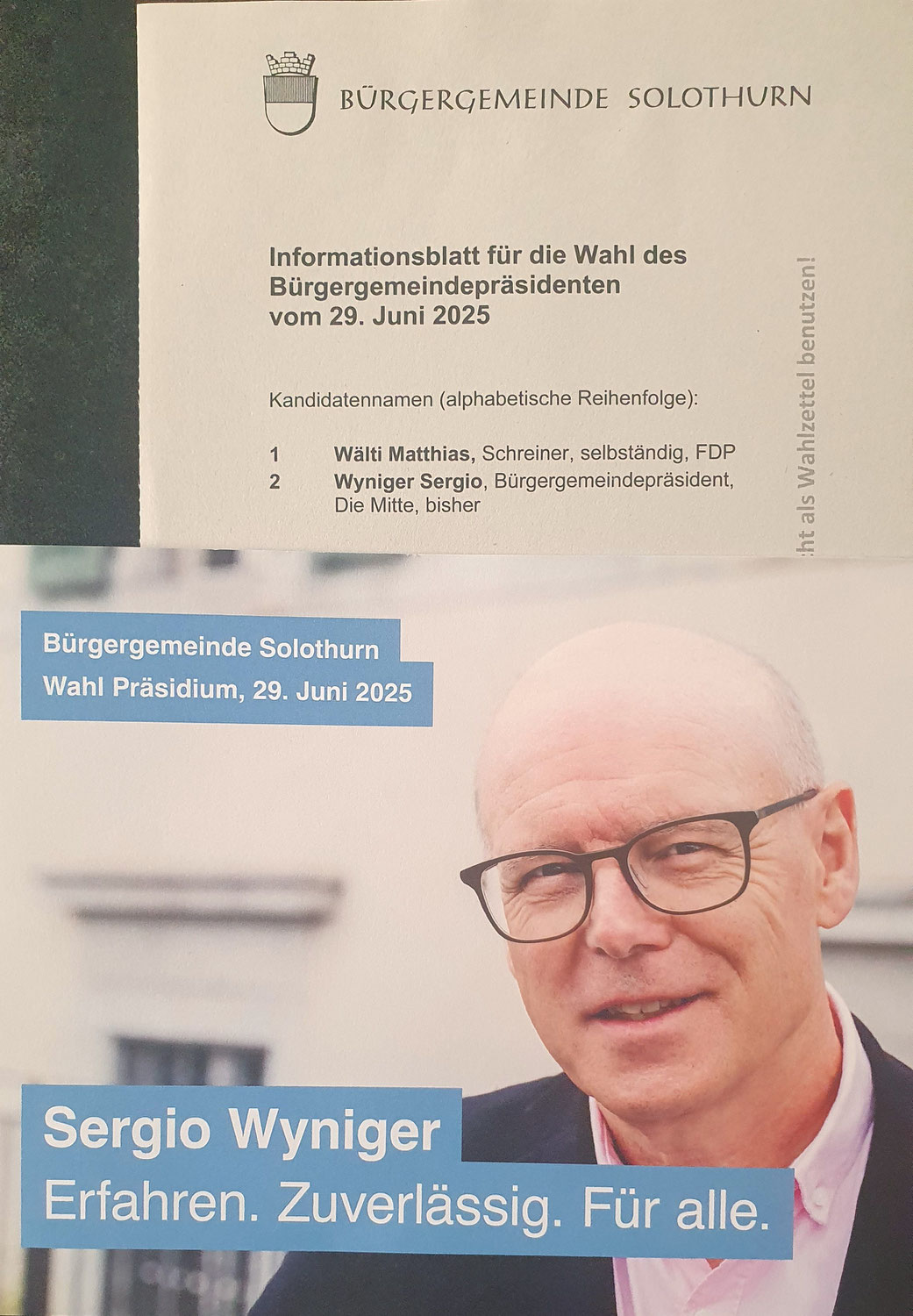 Wahlsonntag 29. Juni 2025
