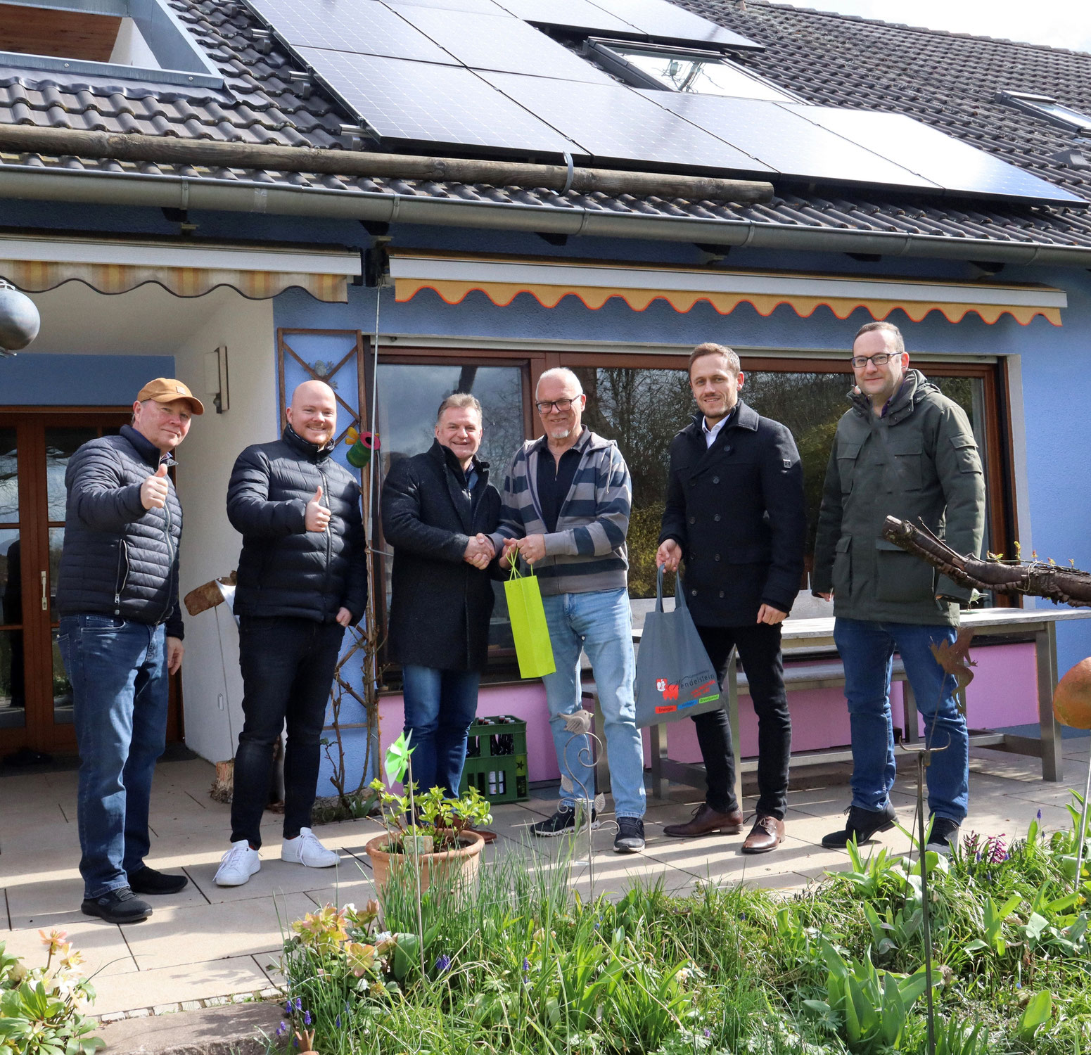 Kooperation Gemeindewerke Wendelstein und iKratos - 100. gemeinsame PV-Anlage ging in Betrieb