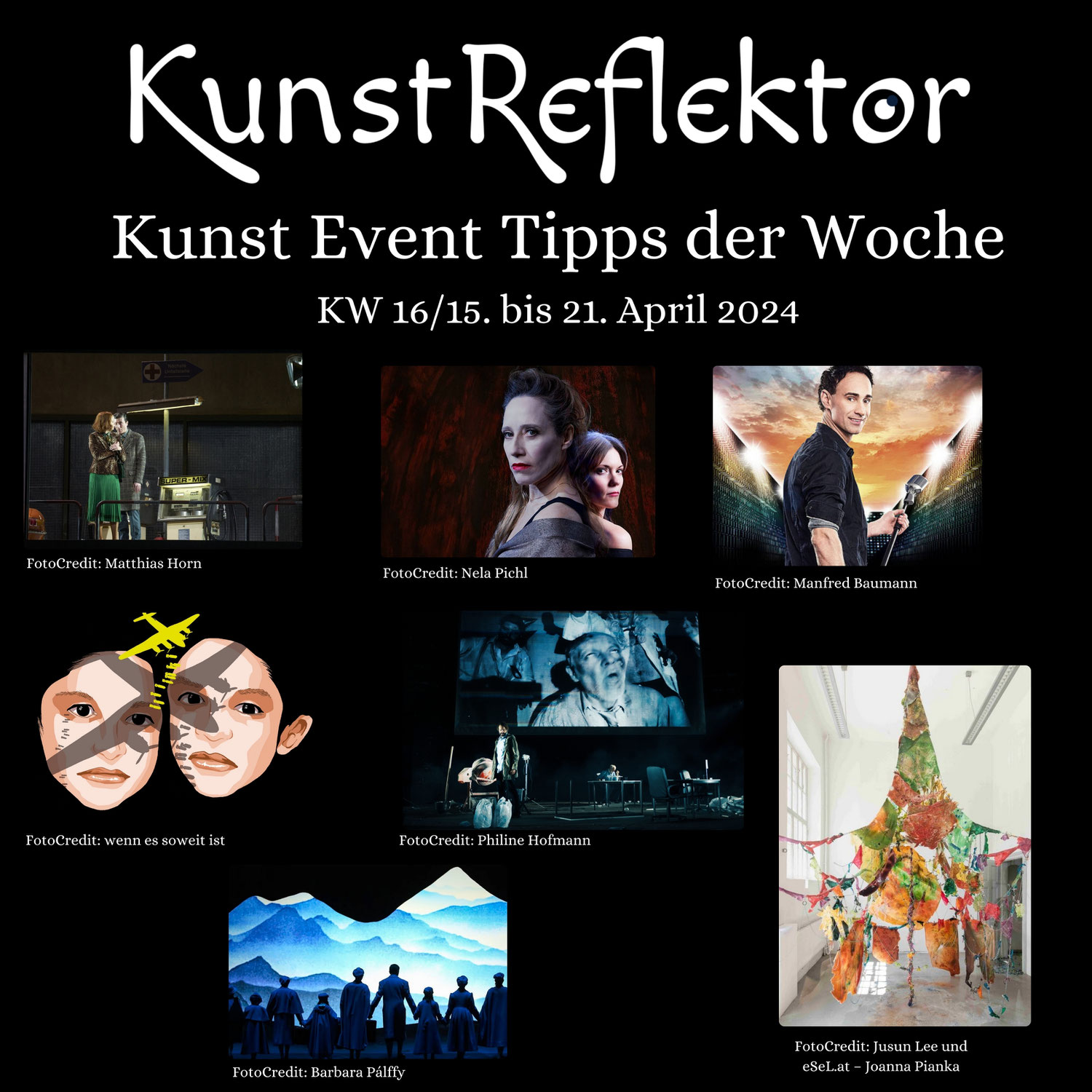 Kunst Events - Tipps der Woche KW16/24