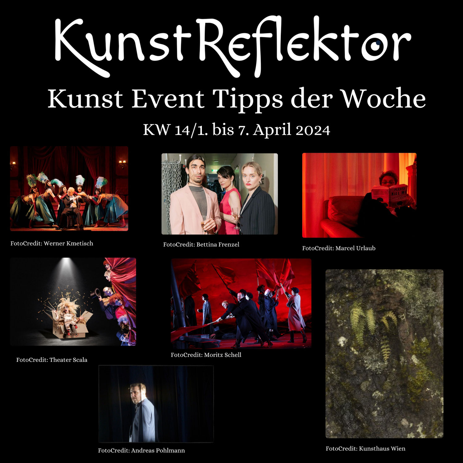 Kunst Events - Tipps der Woche KW14/24