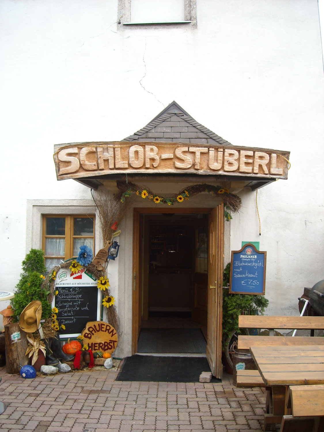 .. zum Hauptgang Dorfheimer SchloßStüberl Saalfelden