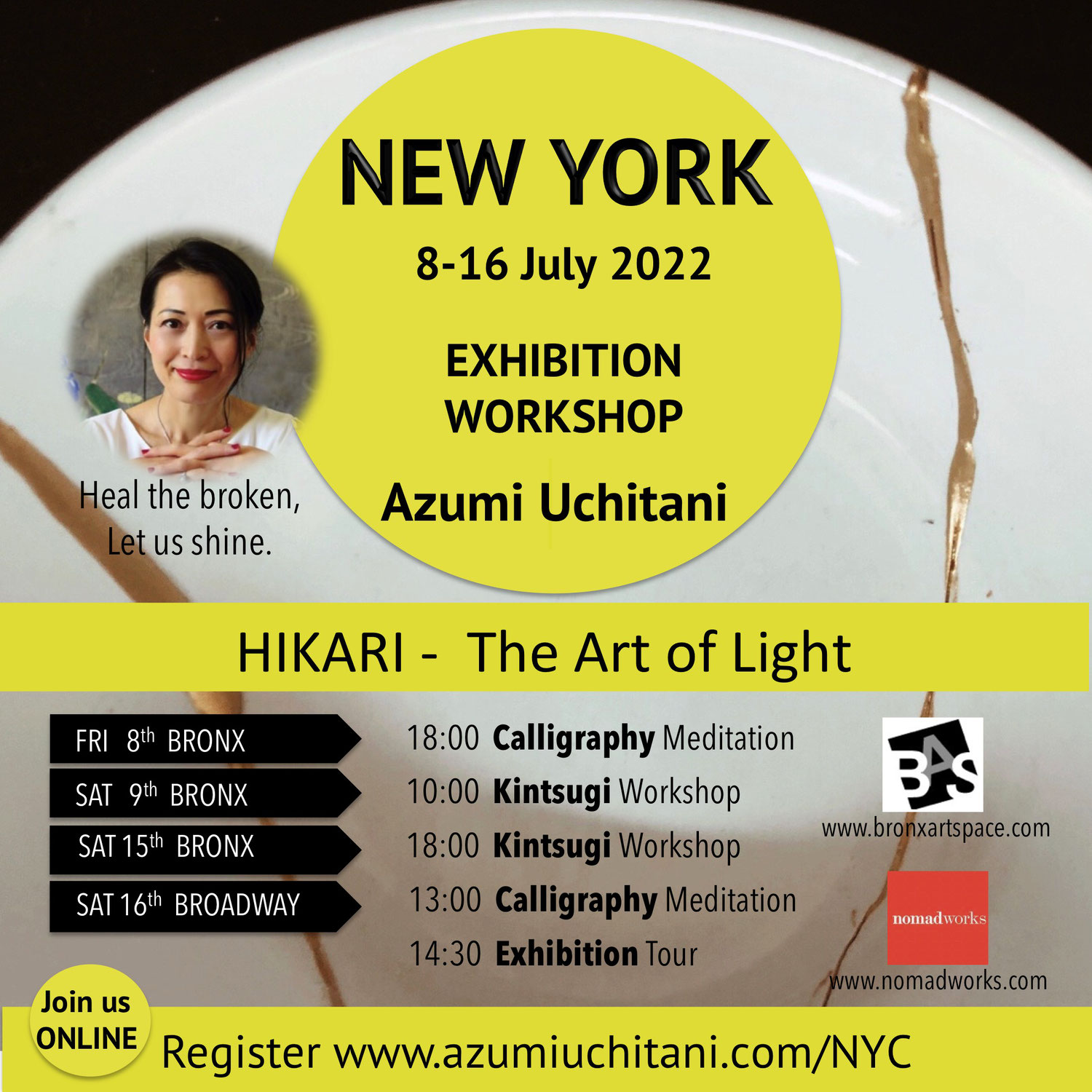 New York Tour July 2022 | HIKARI - The Art of Light  |Exhibition & Workshop