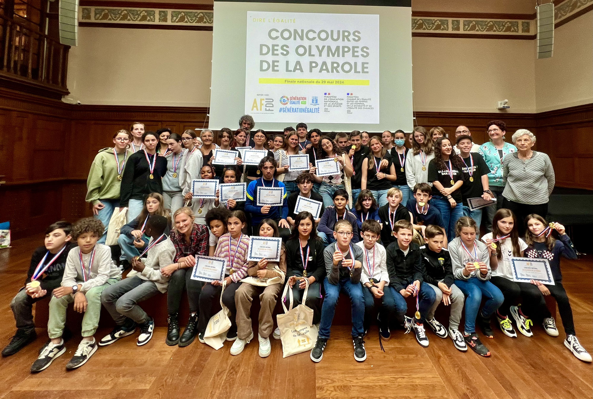 Une magnifique édition du concours des Olympes de la Parole