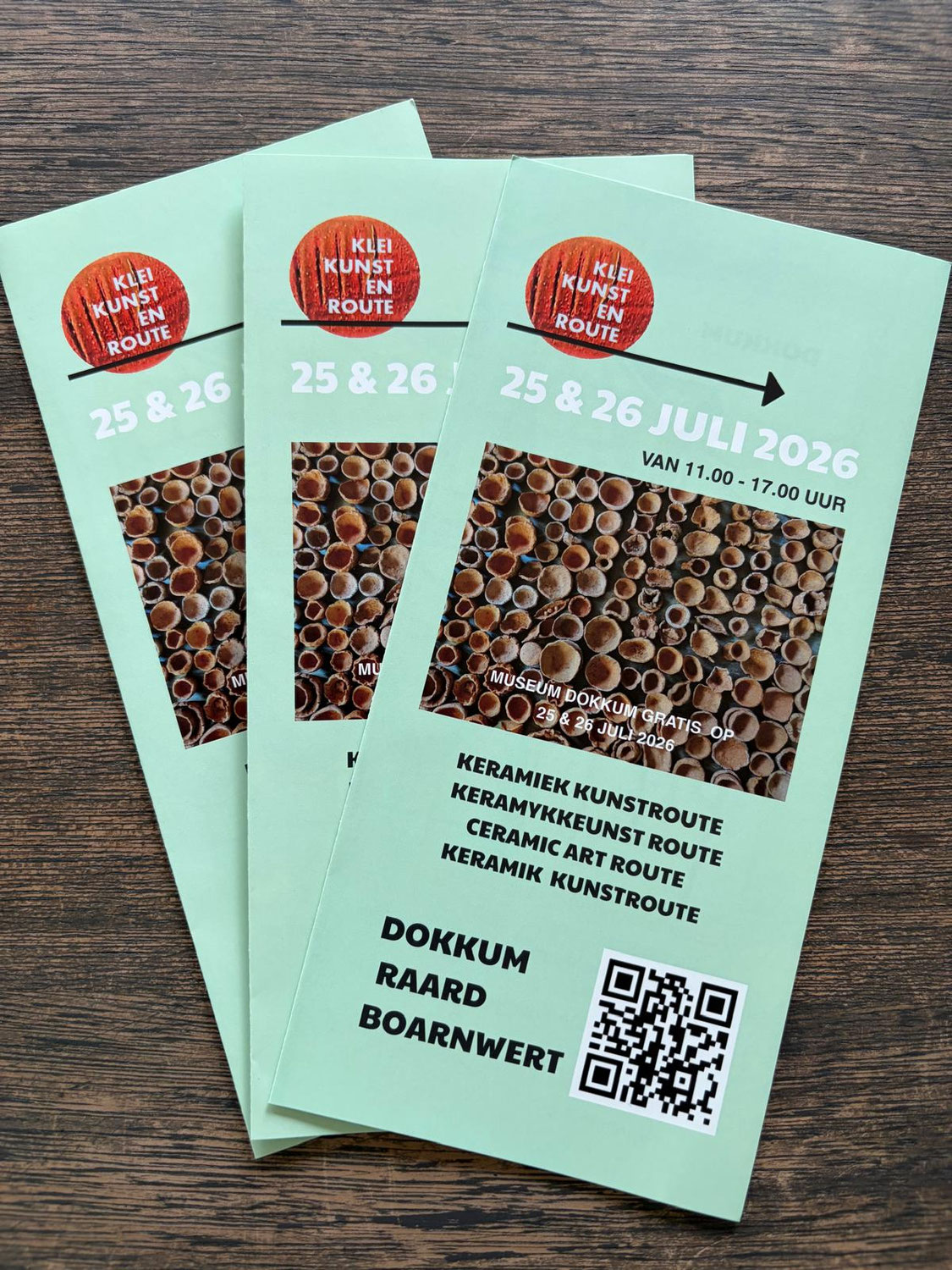 KleiKunstEnRoute in Raard, Boarnwert en Dokkum