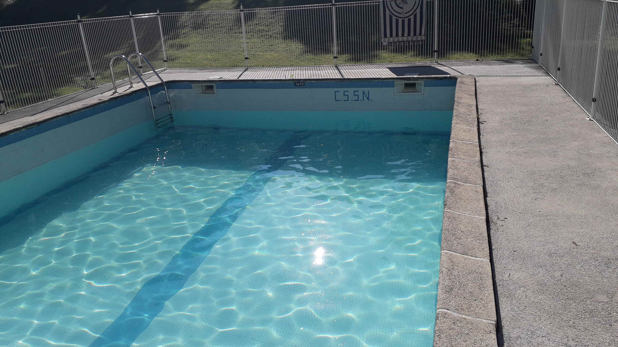 9 mai 2024 : la piscine se remplit doucement