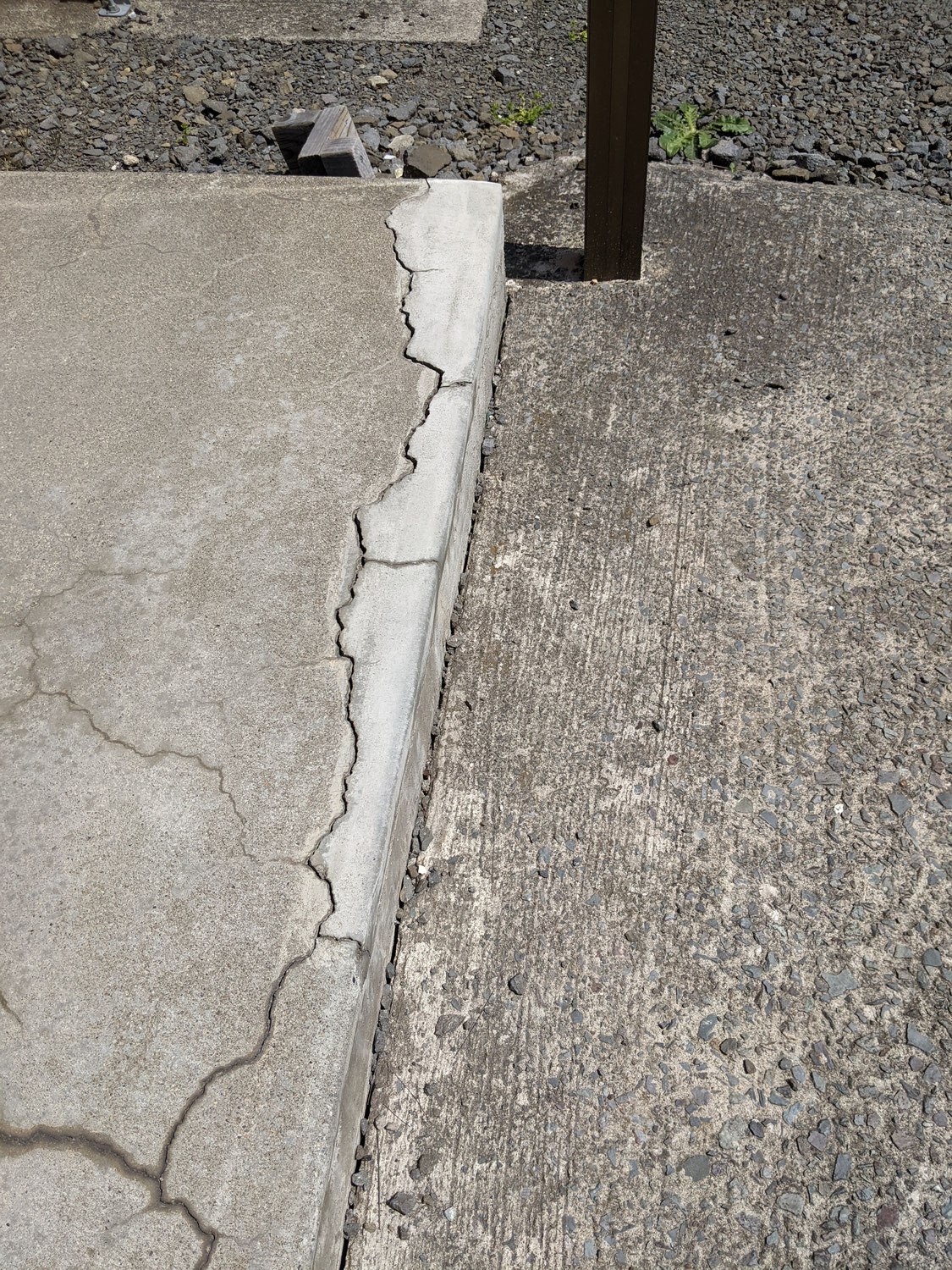 床コンクリートの修理事例①