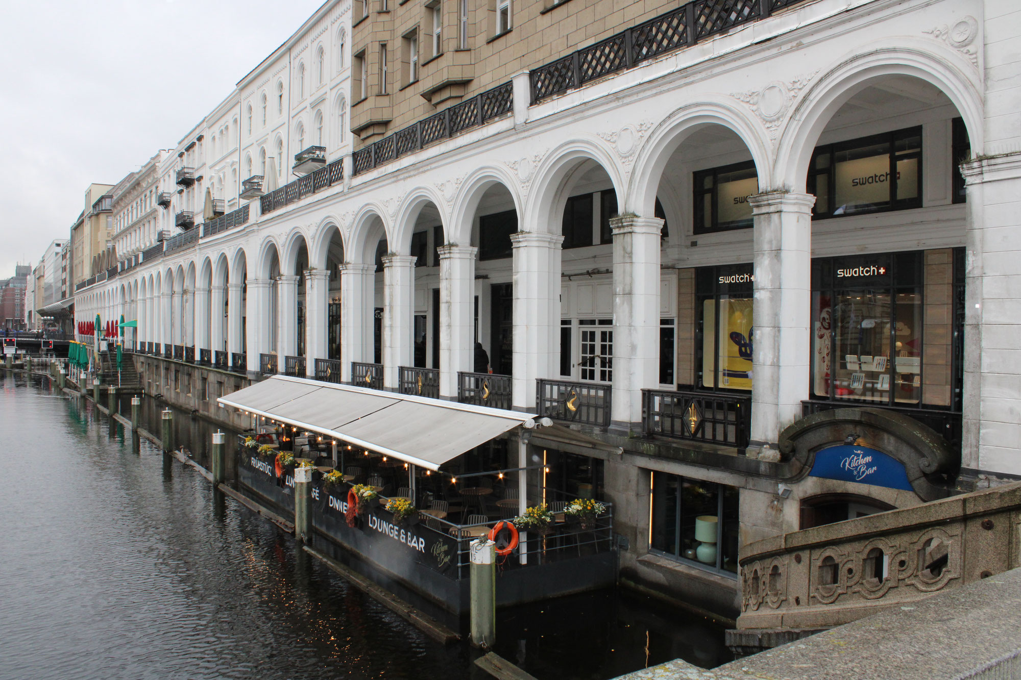 Tag 1: Ziemlich windig und kühl ist es in Hamburg