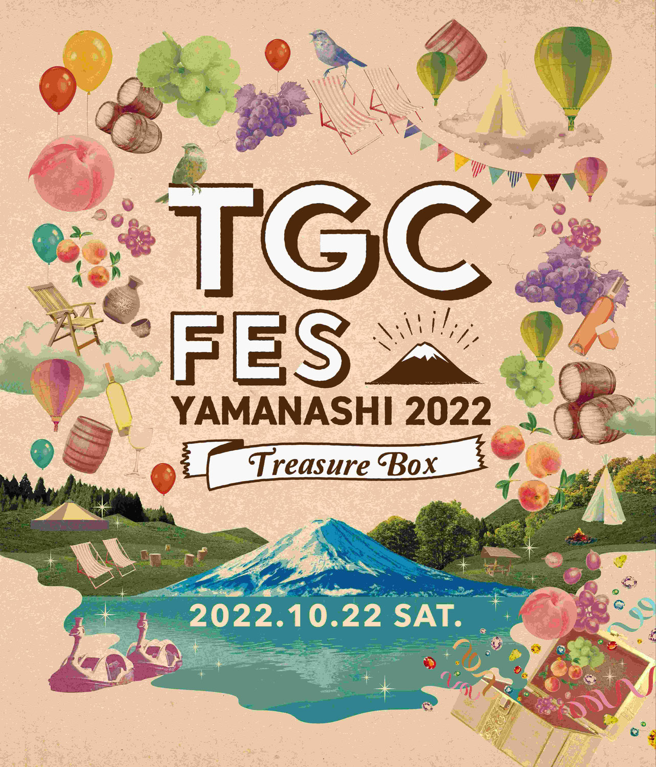 【TGC FES YAMANASHI 2022】3年振りの地⽅開催！エンタメの⼒で⼭梨を盛り上げる　TGC地⽅創⽣プロジェクト初の野外フェスは総体感⼈数のべ約550,750名を記録！