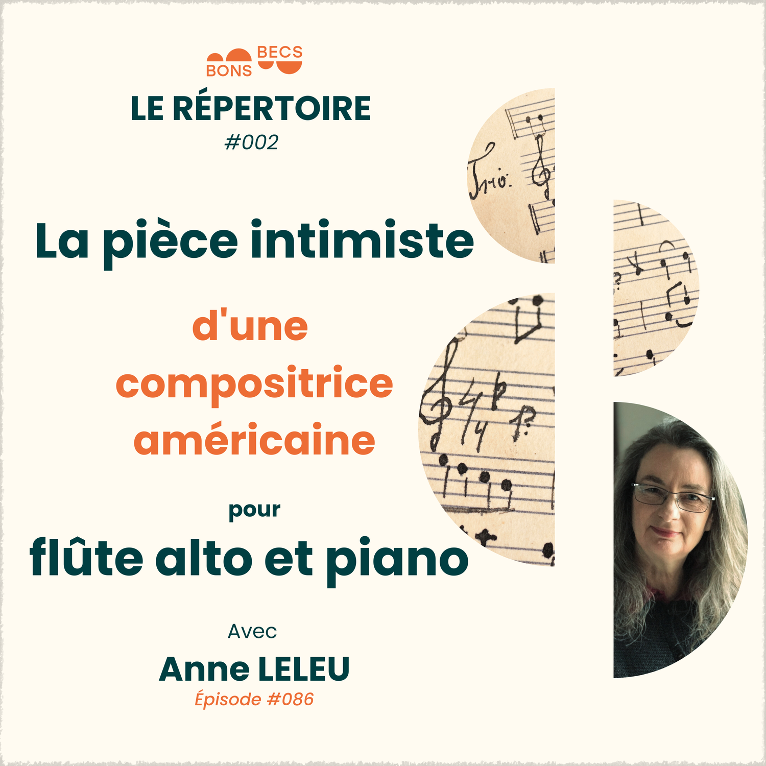 #086 • La pièce intimiste d'une compositrice américaine pour flûte alto et piano • Anne LELEU [Répertoire #002]