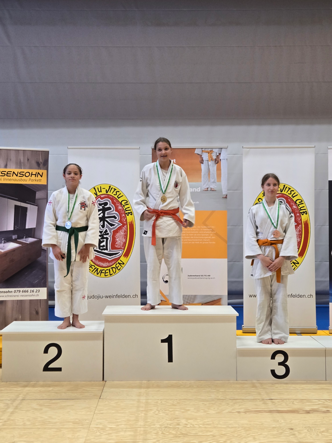 Zweimal Silber am internationalen Judo Turnier in Weinfelden