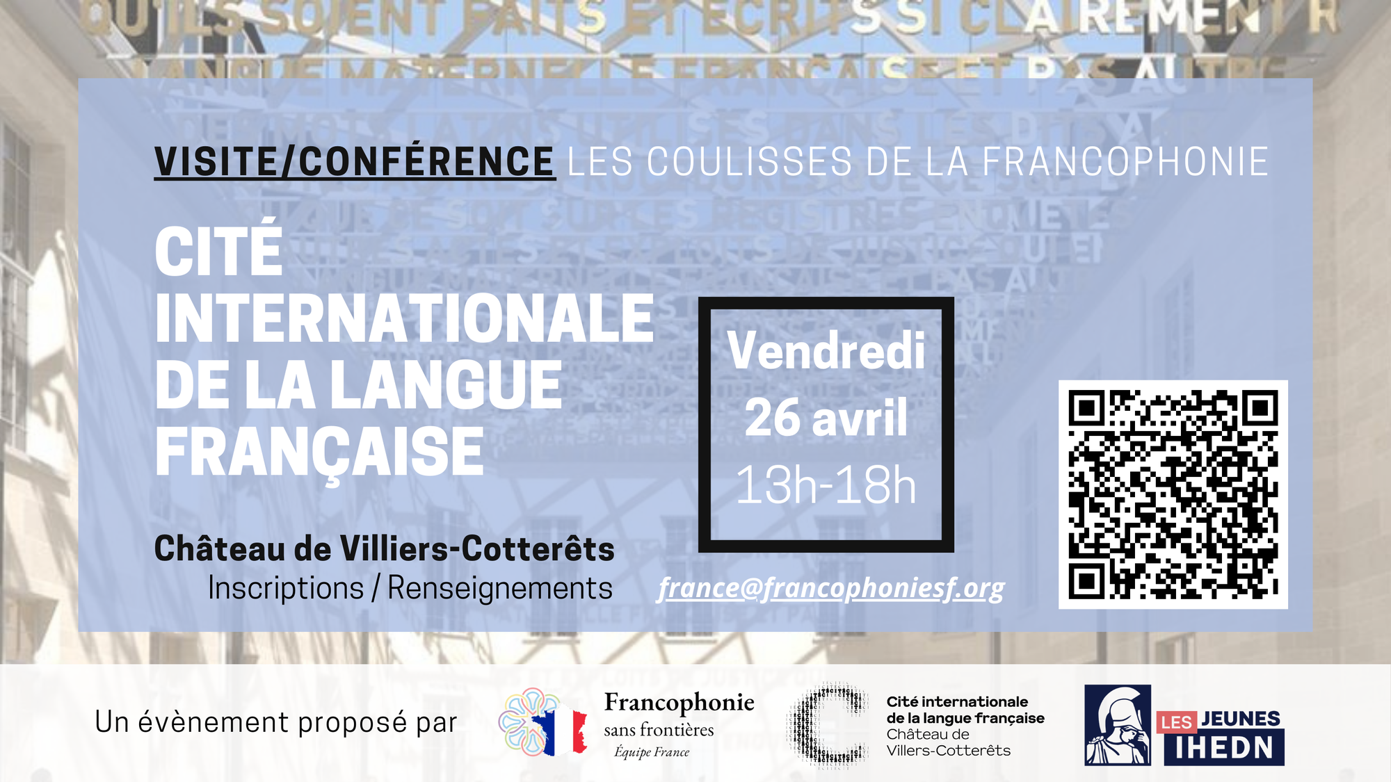 [Visite #France] Les coulisses de la francophonie à la Cité internationale de la francophonie !