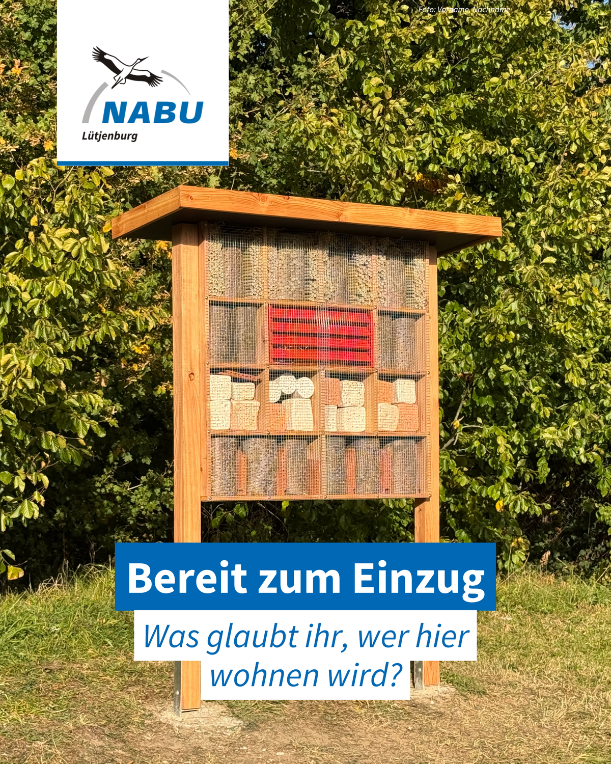 Bereit zum Einzug