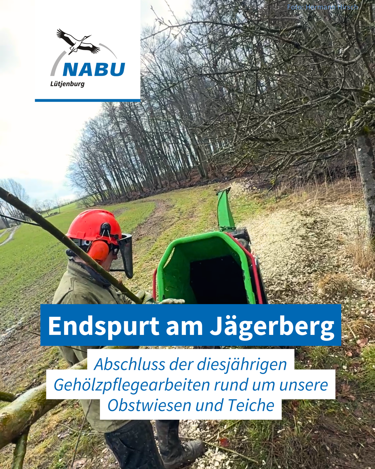 Endspurt am Jägerberg