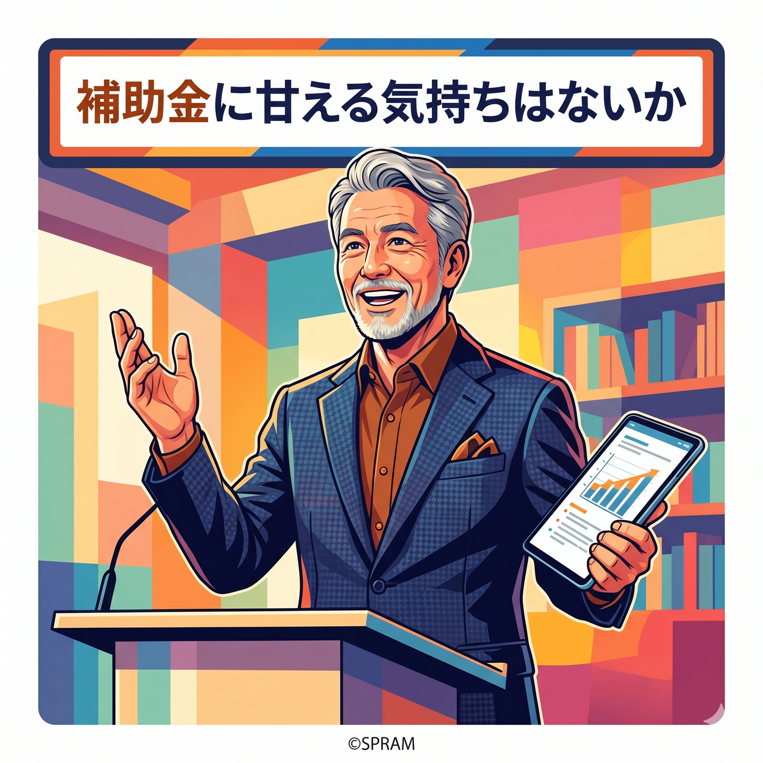 補助金に甘える気持ちはないか