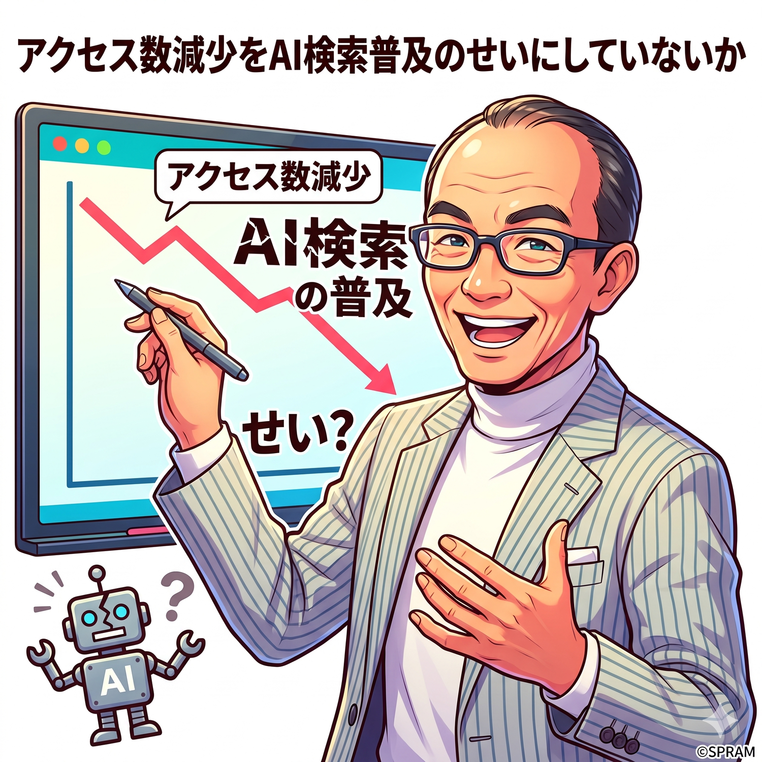 アクセス数減少をAI検索普及のせいにしていないか