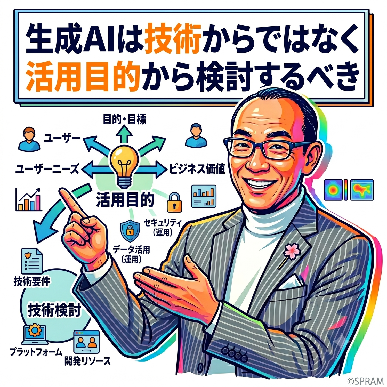 生成AIは技術からではなく活用目的から検討するべき