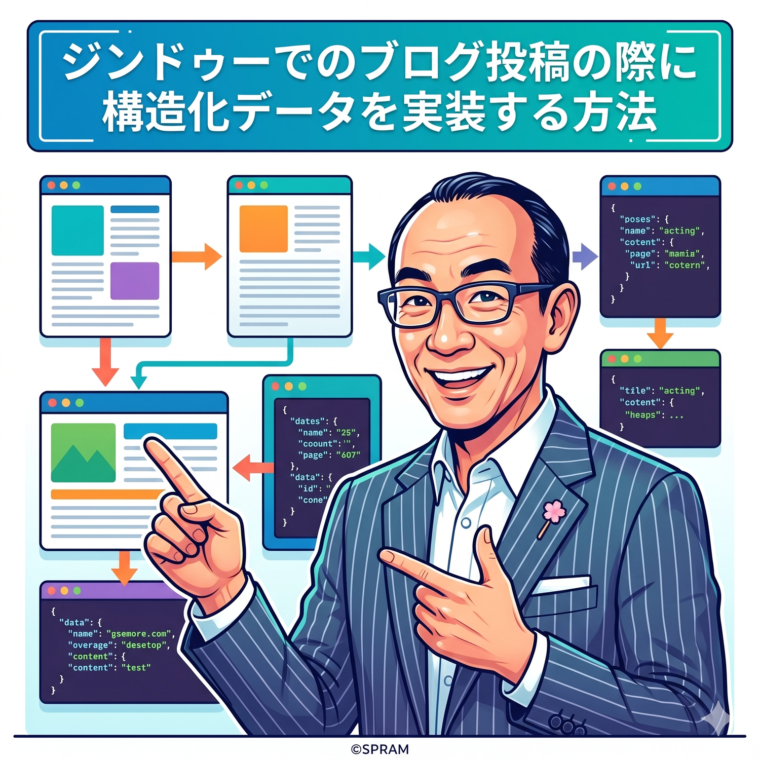 ジンドゥーでのブログ投稿の際に構造化データを実装する方法