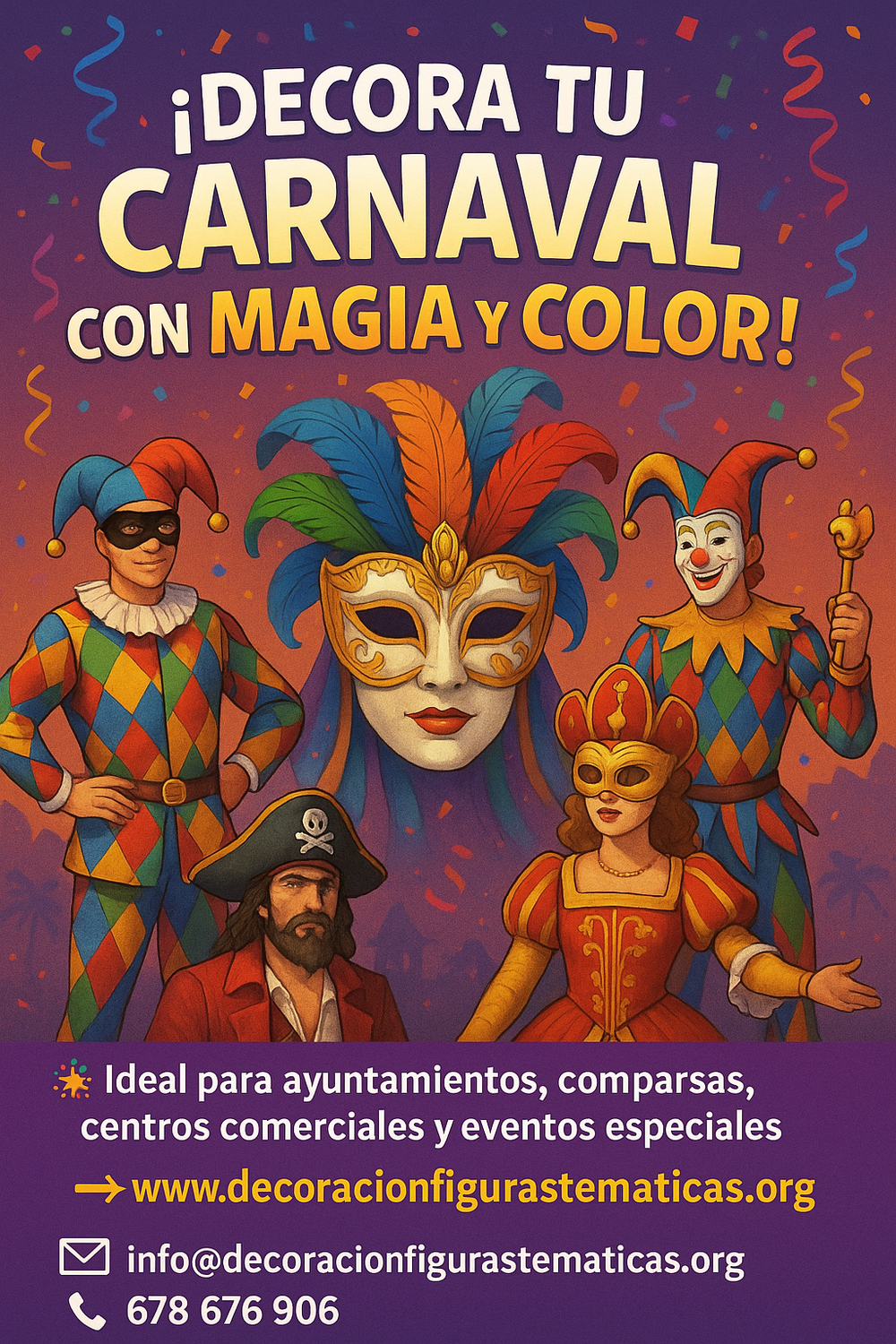 Este Carnaval, sorprende con decoraciones que dejan huella