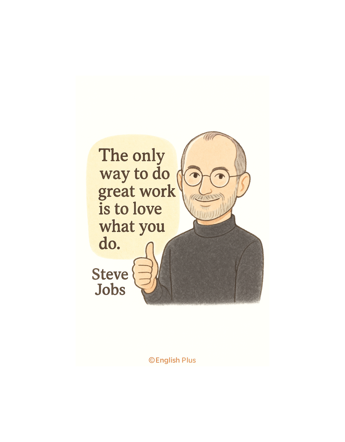 仕事の成功にも通じるSteve Jobsの前向きなメッセージ