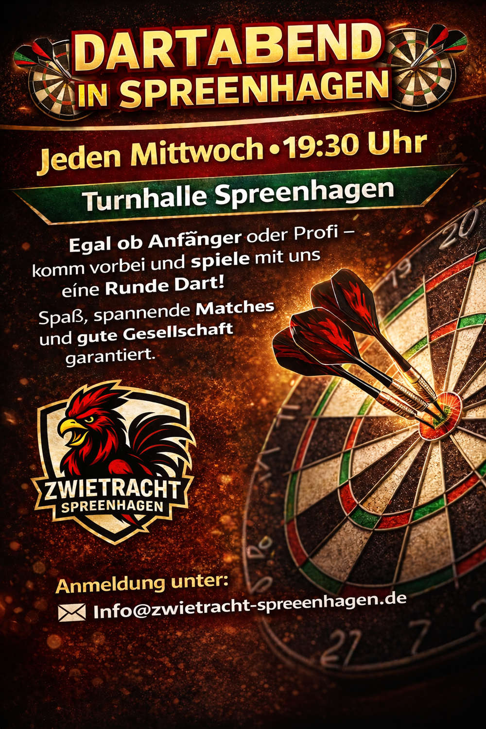 Game On! Wir eröffnen unsere neue Dart-Sektion