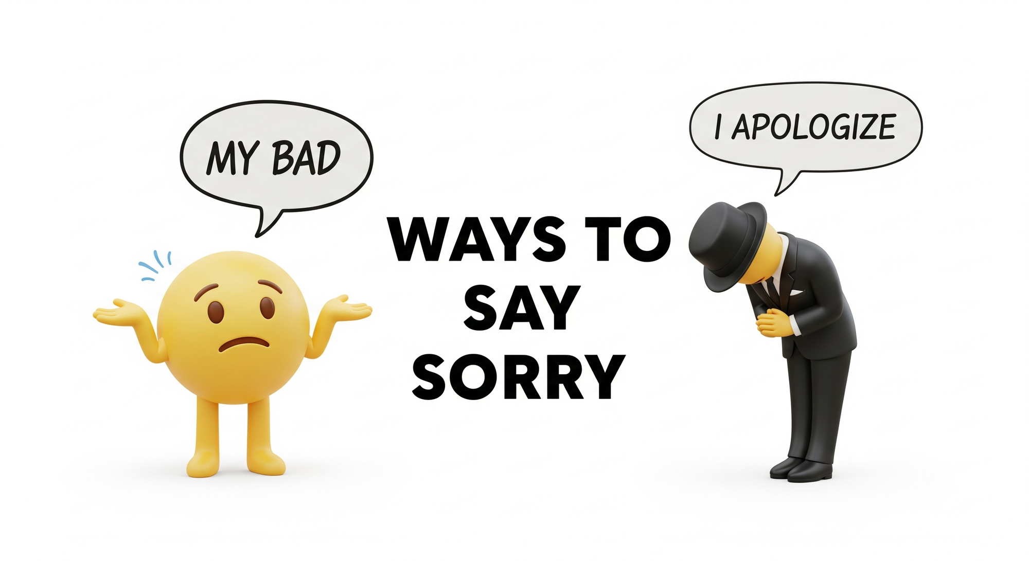 ¿Solo sabes decir "Sorry"? 5 formas de disculparte en inglés según la gravedad del error