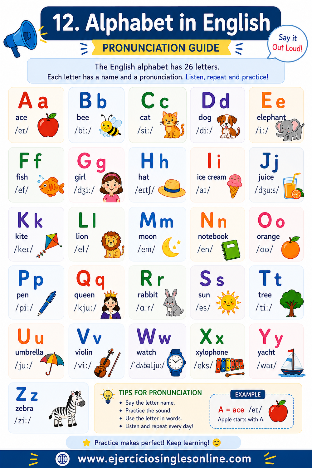 Kids - 12. Alphabet in English