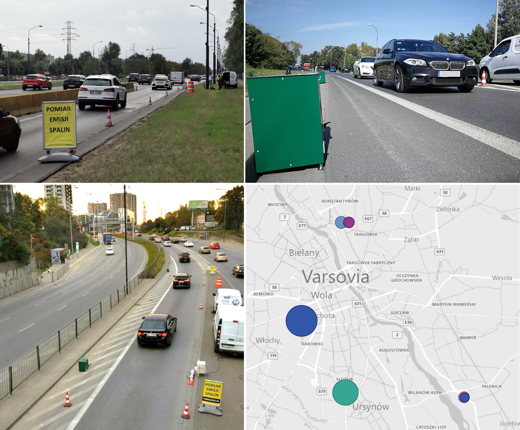 Evaluation of Real-World vehicle emissions in Warsaw