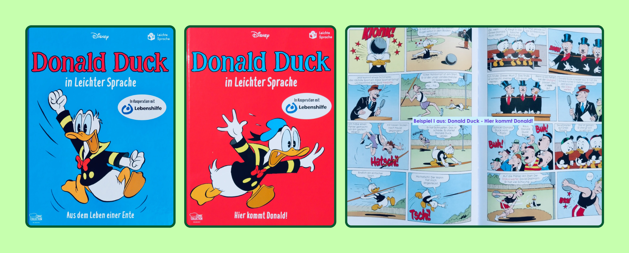 Donald Duck in leichter Sprache