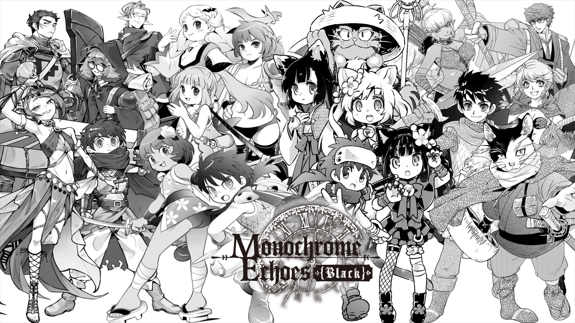 異世界召喚RPG『モノクローム・エコーズ』《black編》 クラウドファンディングがスタートしました！