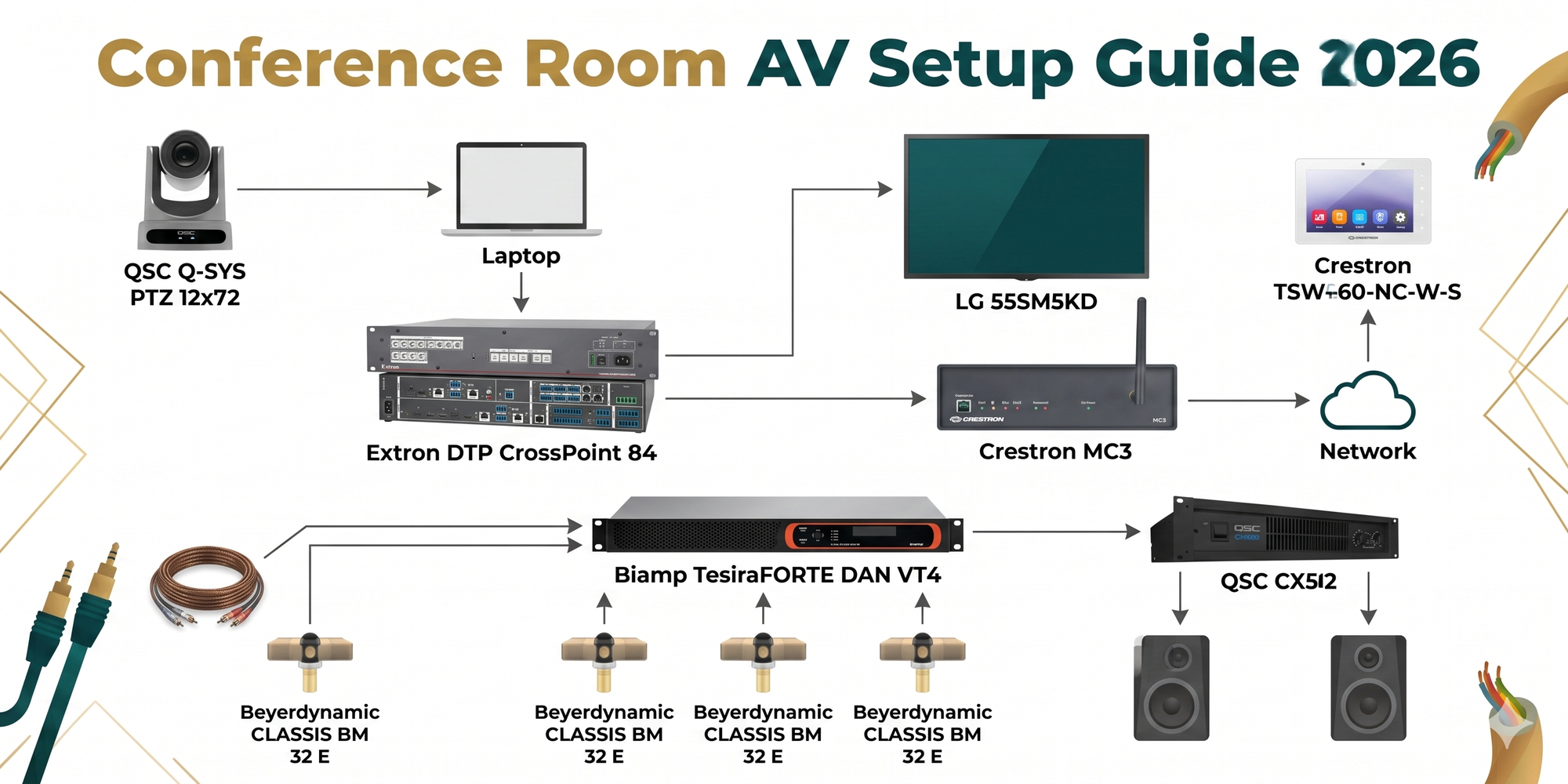Best Audio Solutions for a Professional Conference Room AV Setup