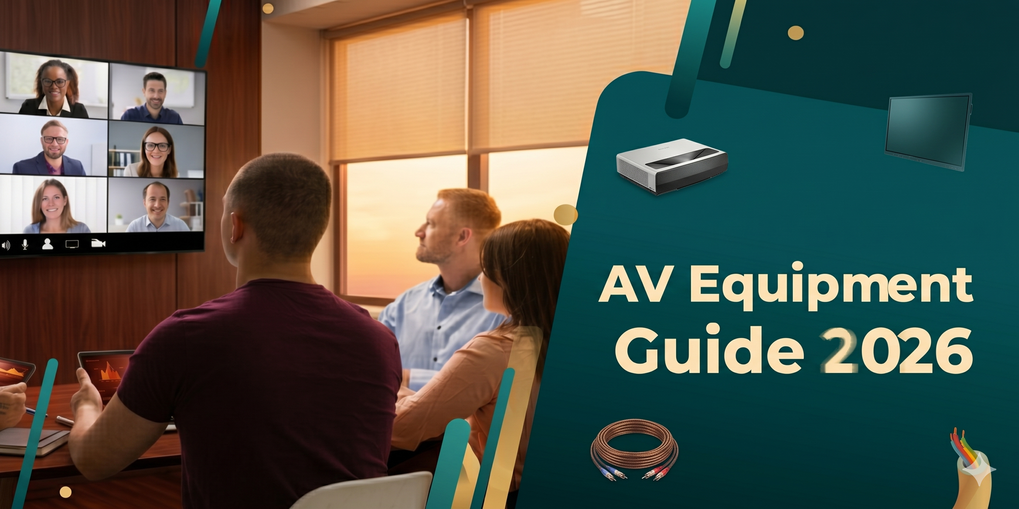 AV Equipment Guide for Live Events, Webinars, and Streaming Studios