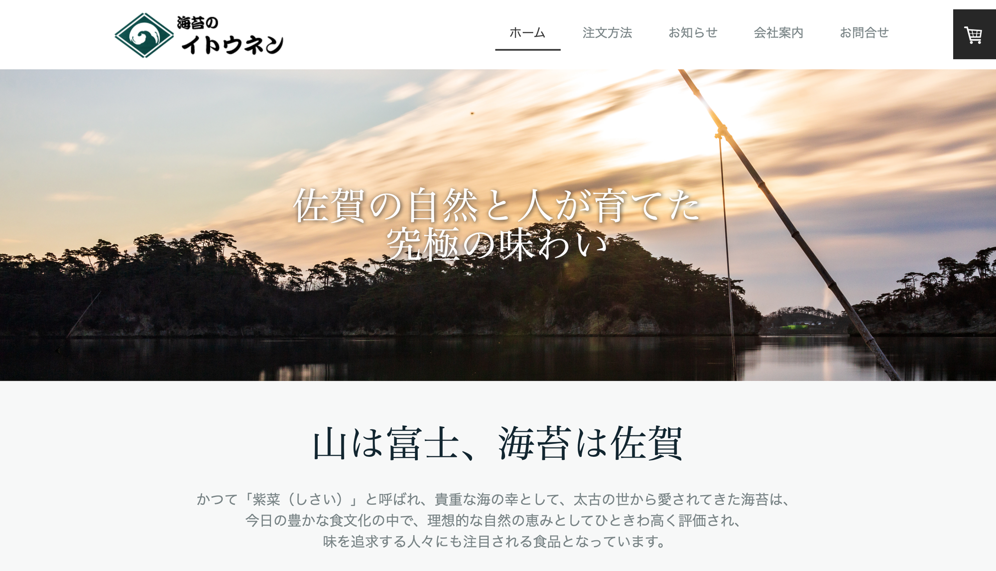ホームページ開設しました