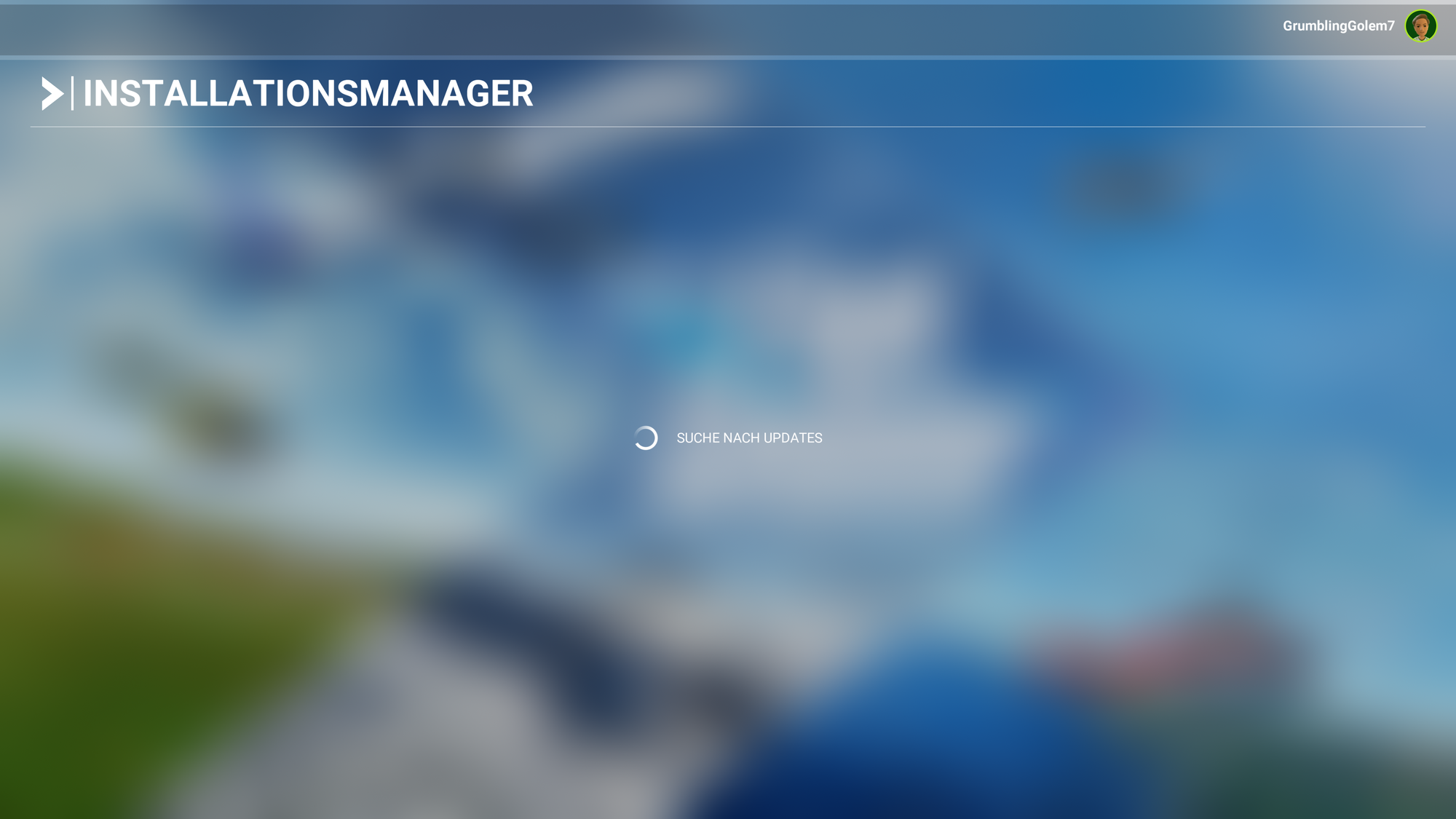 MSFS Update bleibt hängen..
