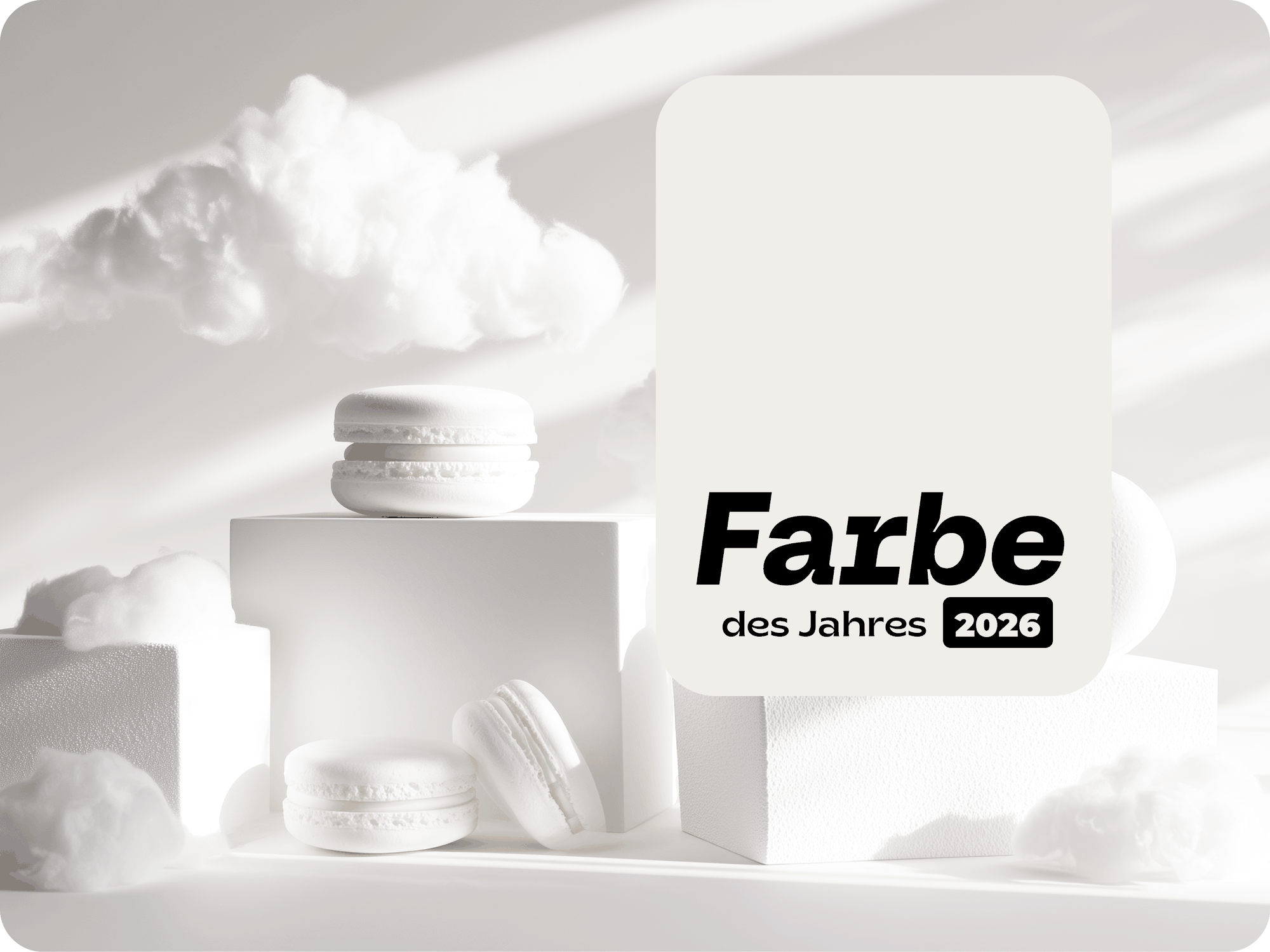 Cloud Dancer: Warum Pantones Color of the Year 2026 mehr ist als nur Weiß