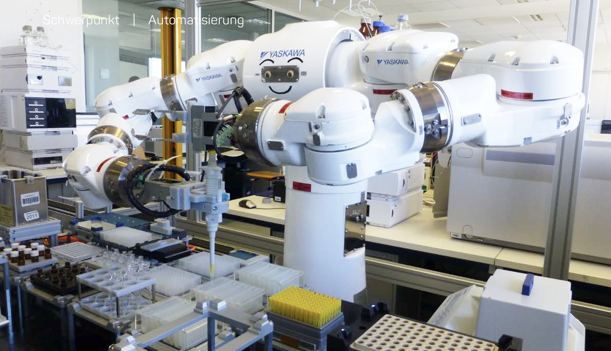 Zweiarmroboter erobern das Labor