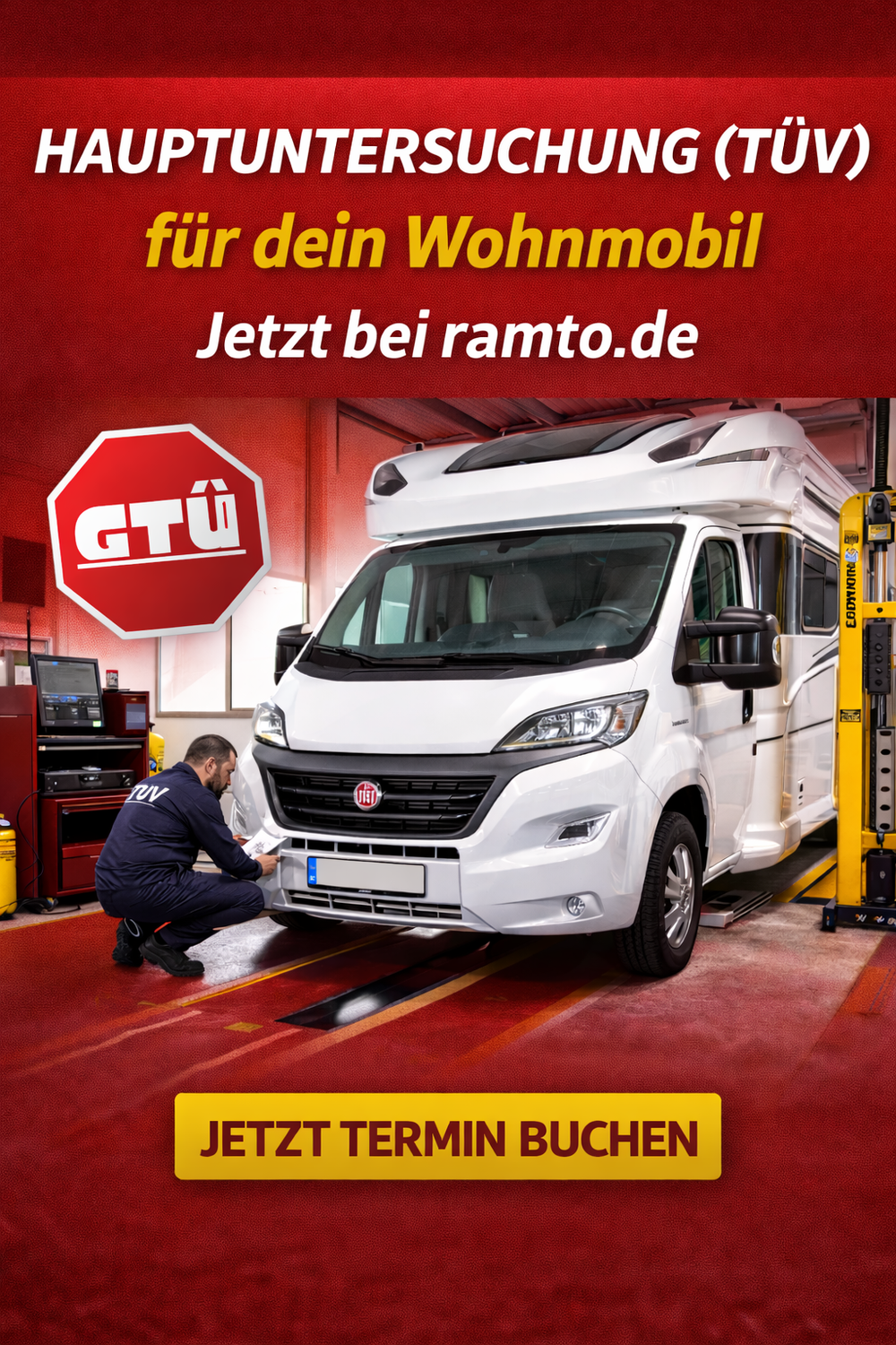 Neu bei uns! Hauptuntersuchung für Dein Wohnmobil