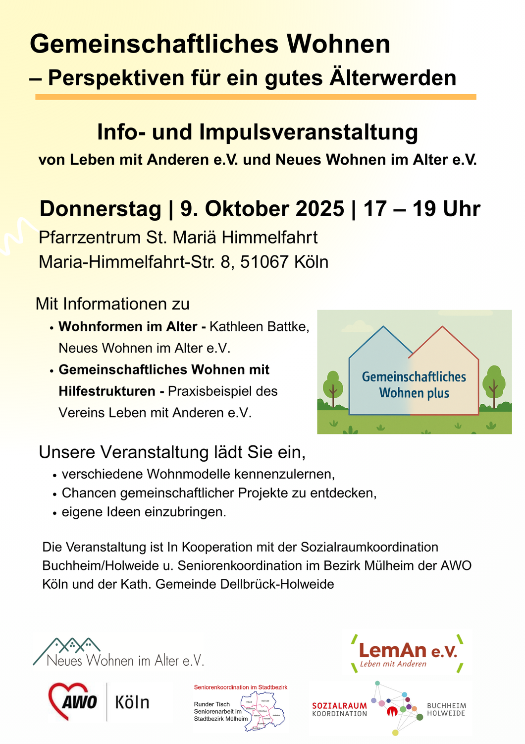 Einladung zur Info- und Impulsveranstaltung