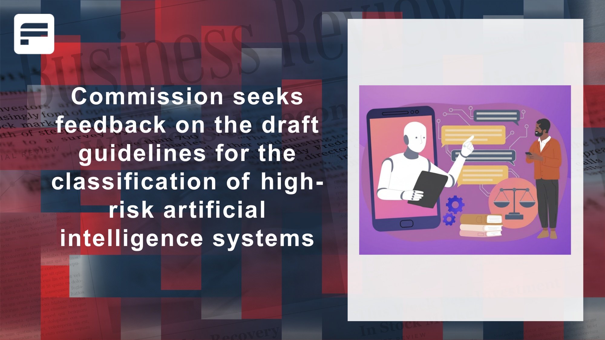 Draft Commission guidelines on the classification of high-risk AI systems
