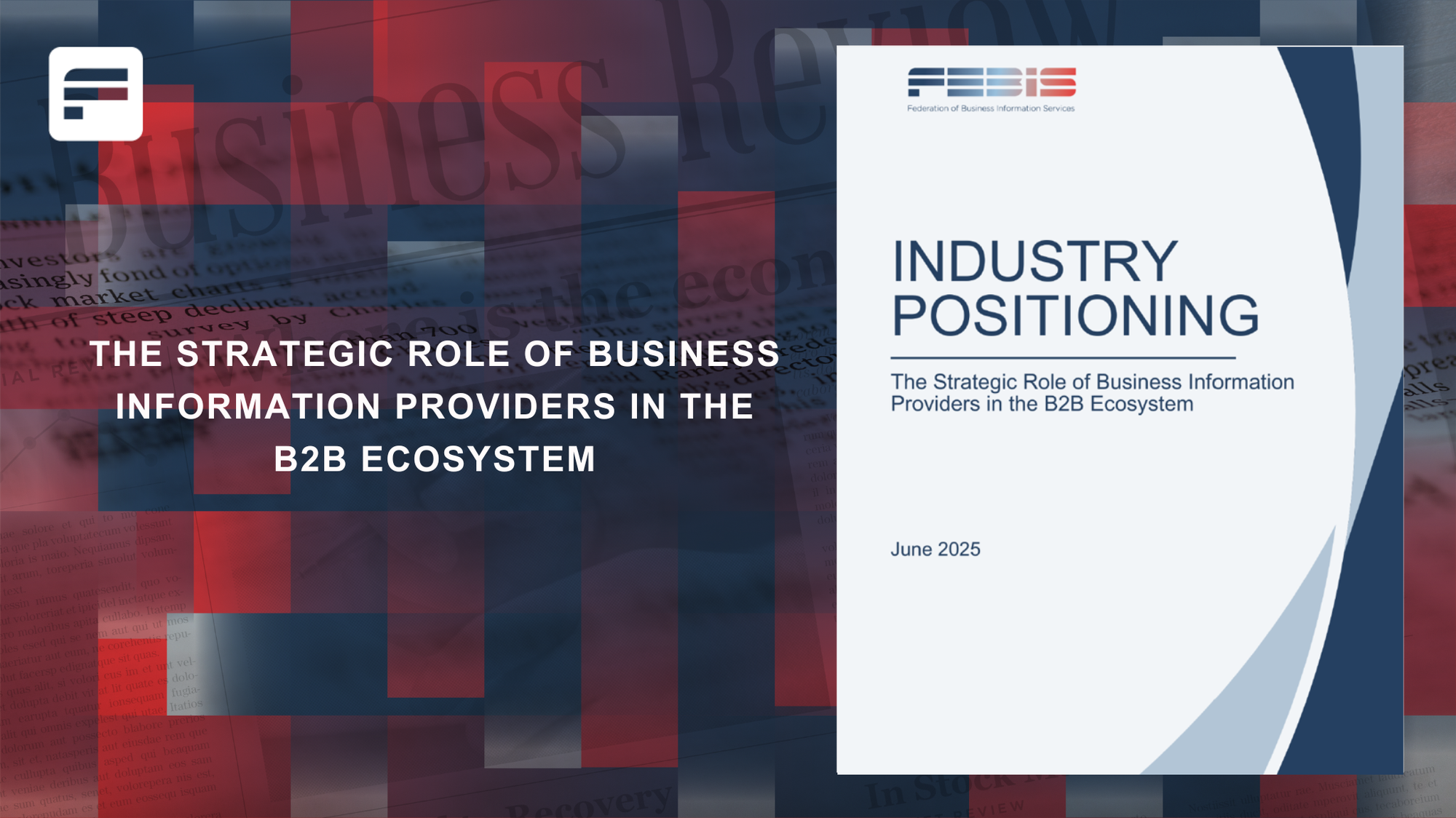 Industry Positioning - The strategic role of Business Information Providers in the B2B ecosystem