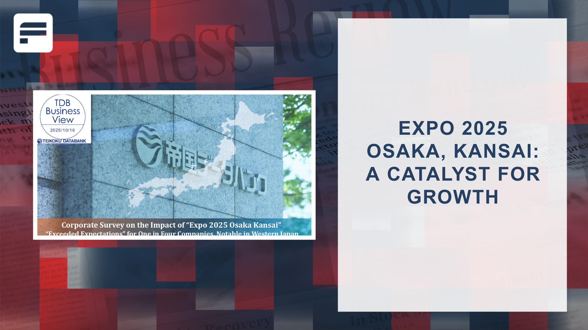 Expo 2025 Osaka, Kansai: A Catalyst for Growth