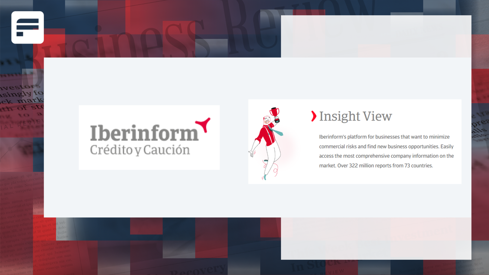 Iberinform provides its clients with artificial intelligence to analyze commercial and economic data