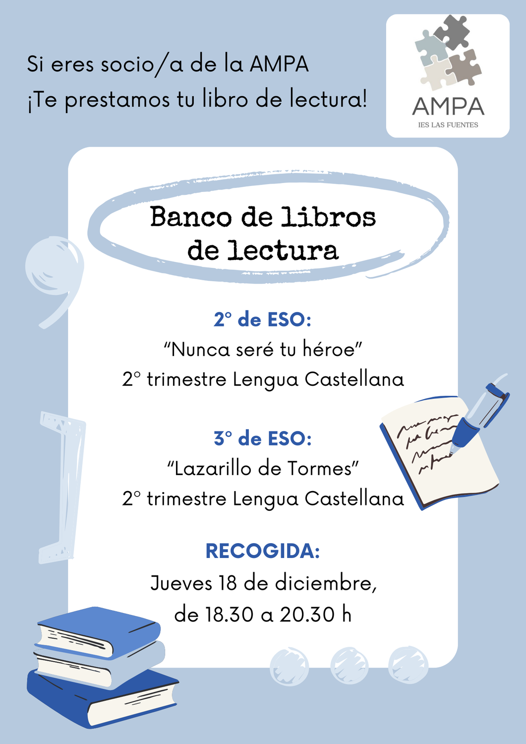 Banco de libros de lectura de la AMPA