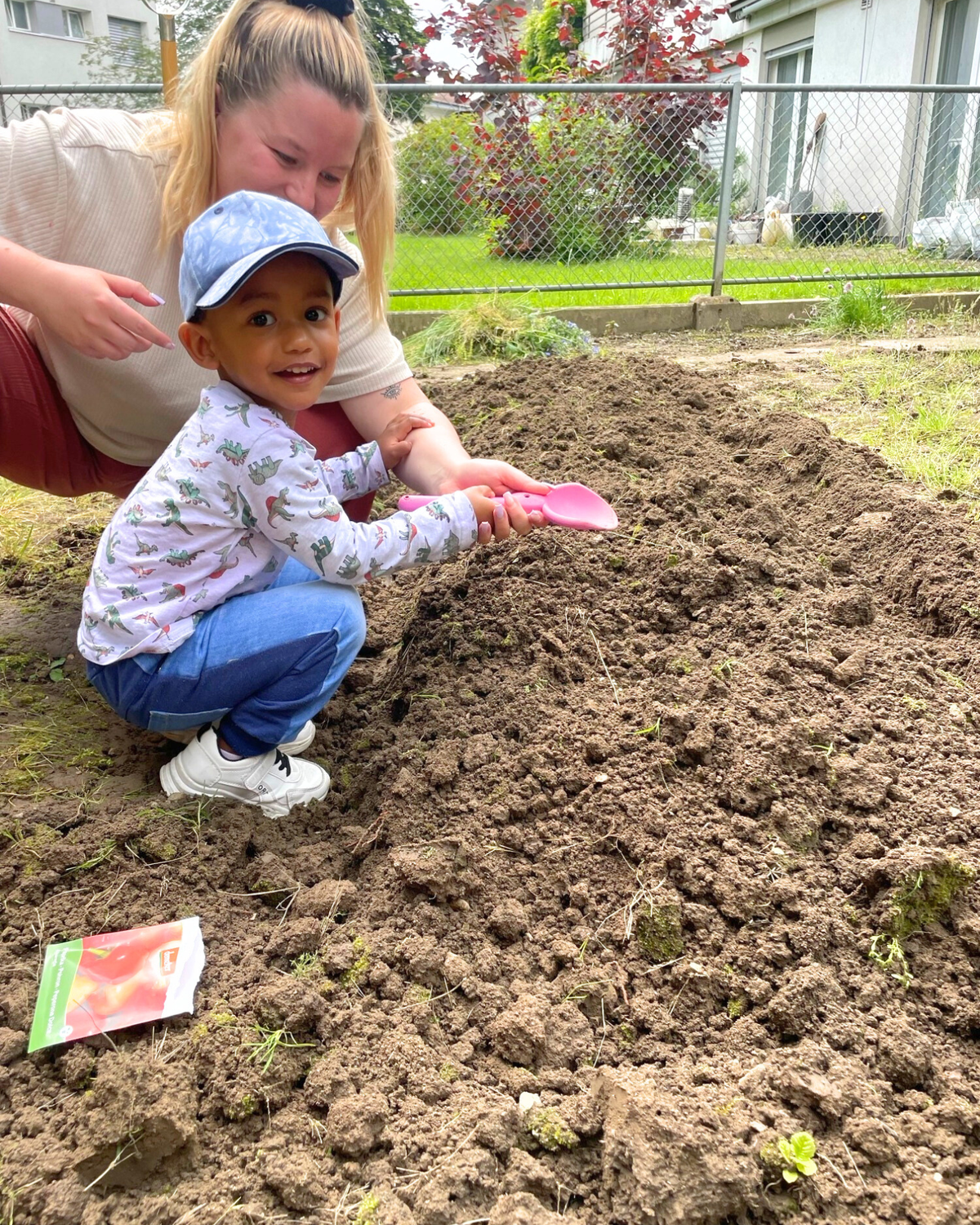 Wir bepflanzen unseren Garten